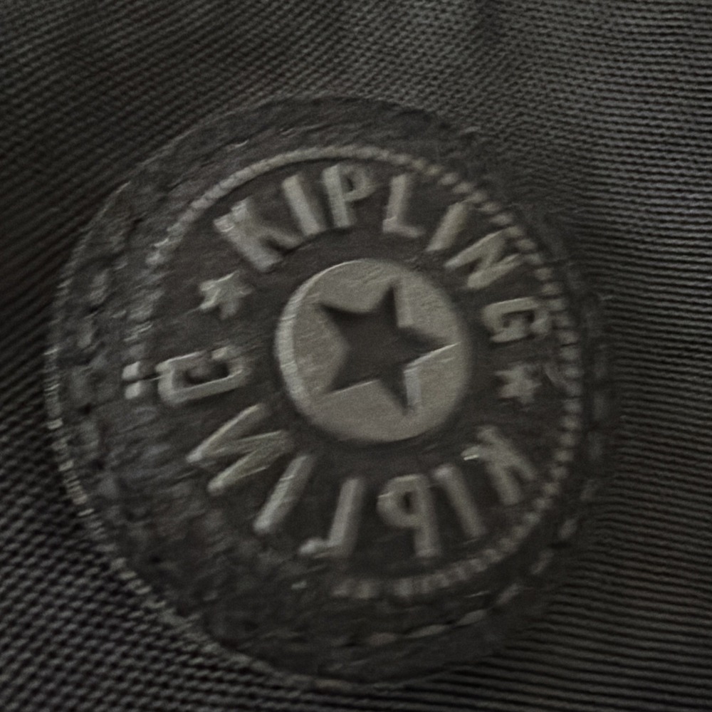 Kipling Black Nylon Shoulder Crossbody Zipper Pockets Travel‎ Vacation Everyday - Picture 2 of 10